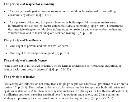 Autonomy and the principle of respect for autonomy.