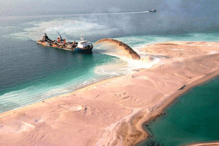 Manmade islands
