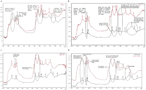 Comparative FTIR
