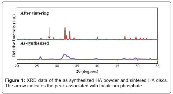 biotechnology-biomaterials-XRD-data